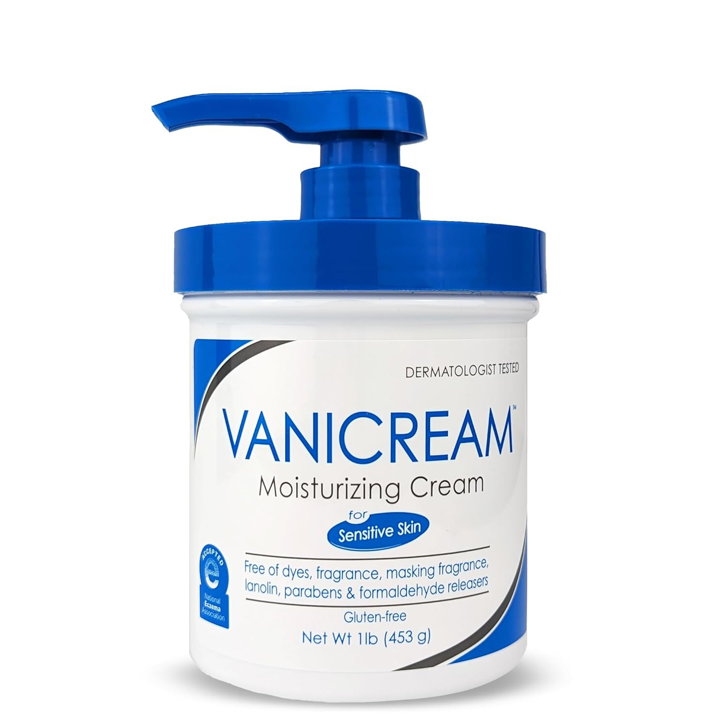 Moisturizing Cream, for Sensitive Skin, 1 Lb (453 G),