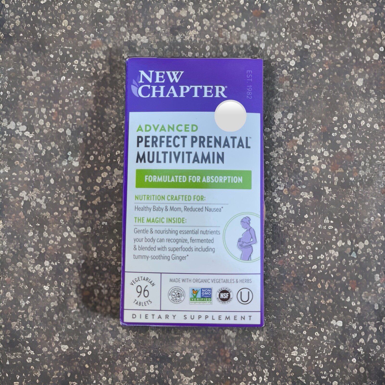 NEW CHAPTER PERFECT PRENATAL ADVANCED MULTIVITAMIN – EXP 04/2026 – 96 Tablets