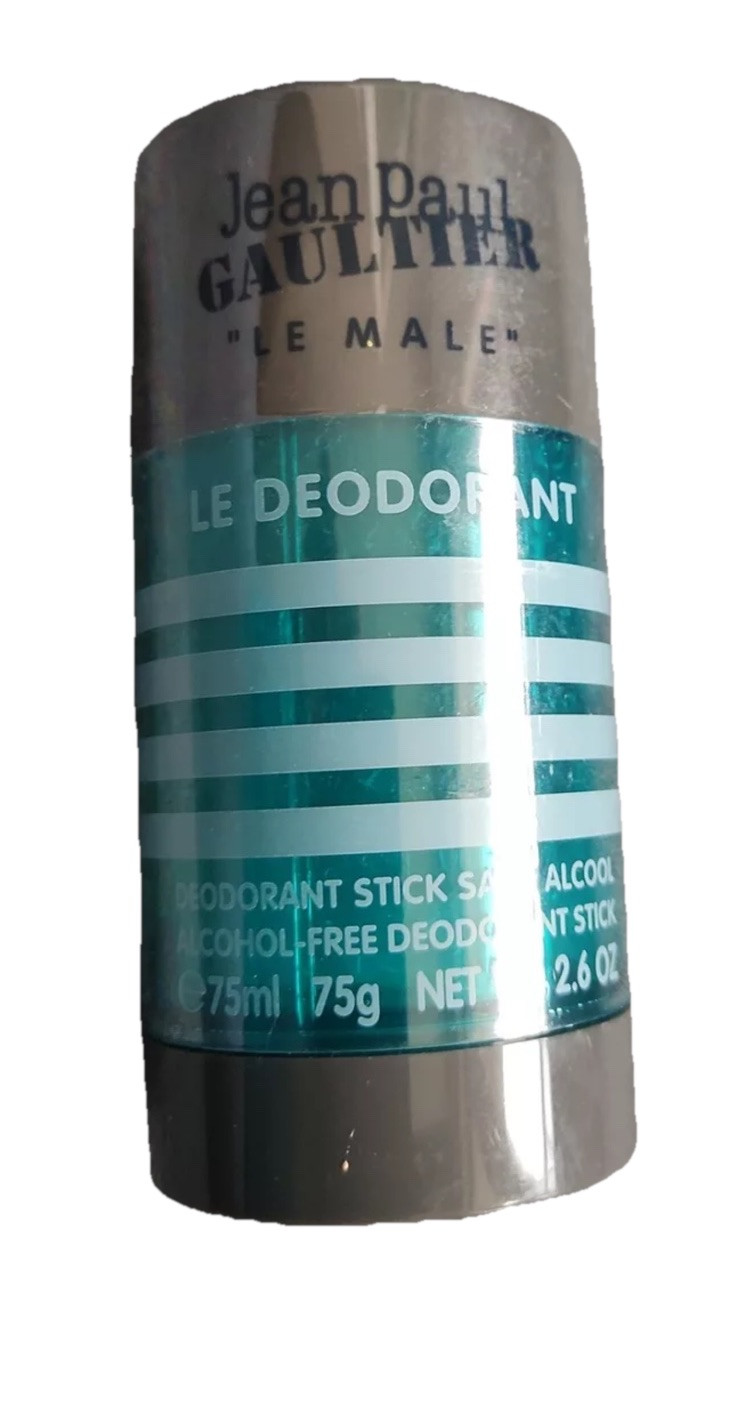 LE MALE by Jean Paul Gaultier 75 ml/ 2.6 oz Alcohol-Free Deodorant Stick SEALED