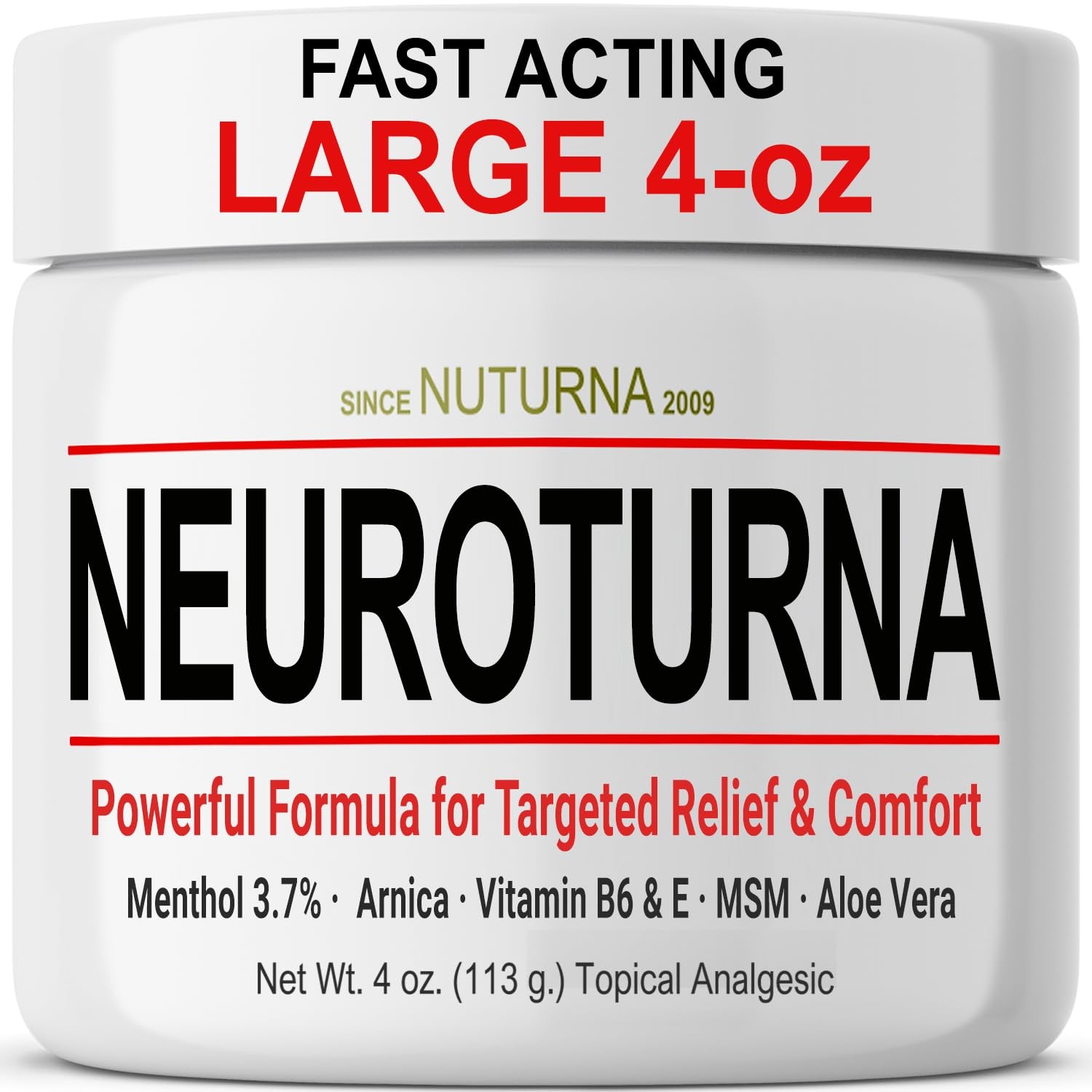 Neuropathy Nerve Relief Cream – Fast Acting Max Relief for Feet Hands Legs Toes