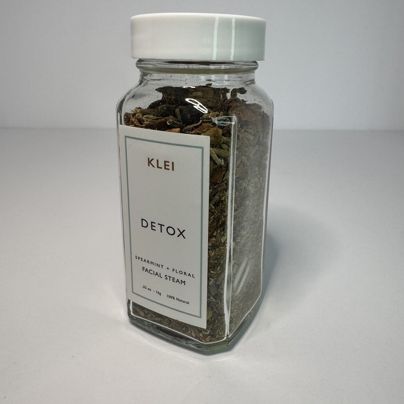 KLEI DETOX Spearmint + Floral Facial Steam 0.55 oz/16g NEW Unopened