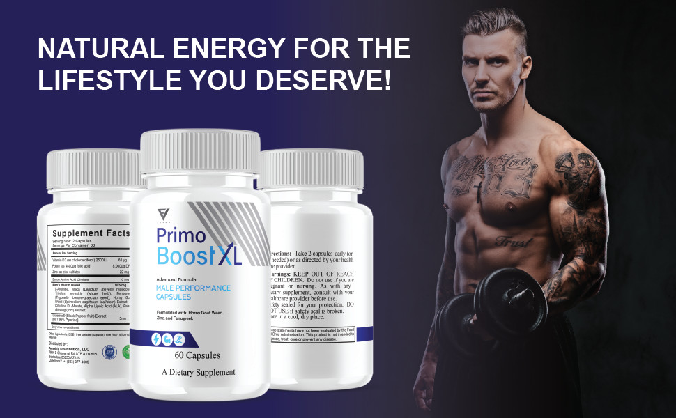 Primo Boost XL Performance Capsules, PrimoBoostXL Pills (60 Capsules)