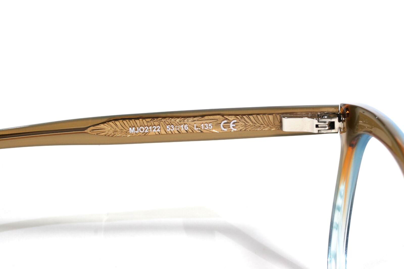 Maui Jim Eyeglasses MJO2122-06E Sea Blue Gradient Cat Eye Frame 53[]16 135 #M130