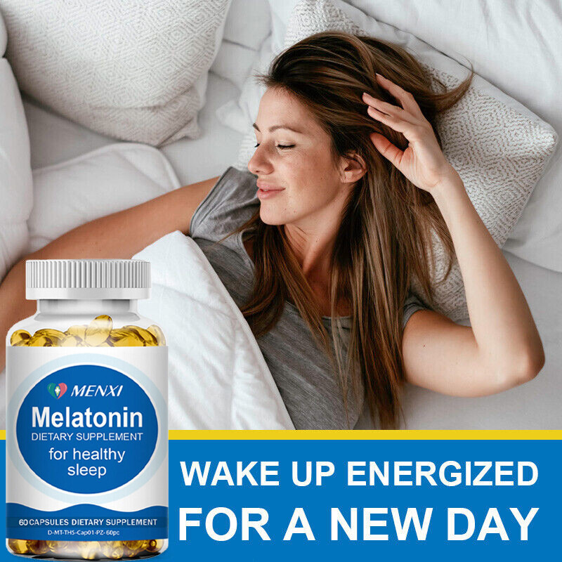 Melatonin Extended Release Capsules – Sleep Quality & Stress Relief Complex 10mg