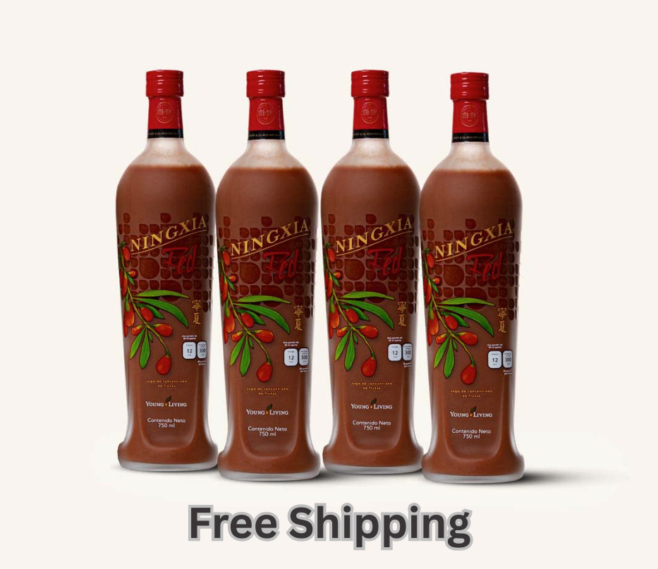 4 Bottles x 750ml – NingXia Red Young Living Essential Oils -New & Free Shipping
