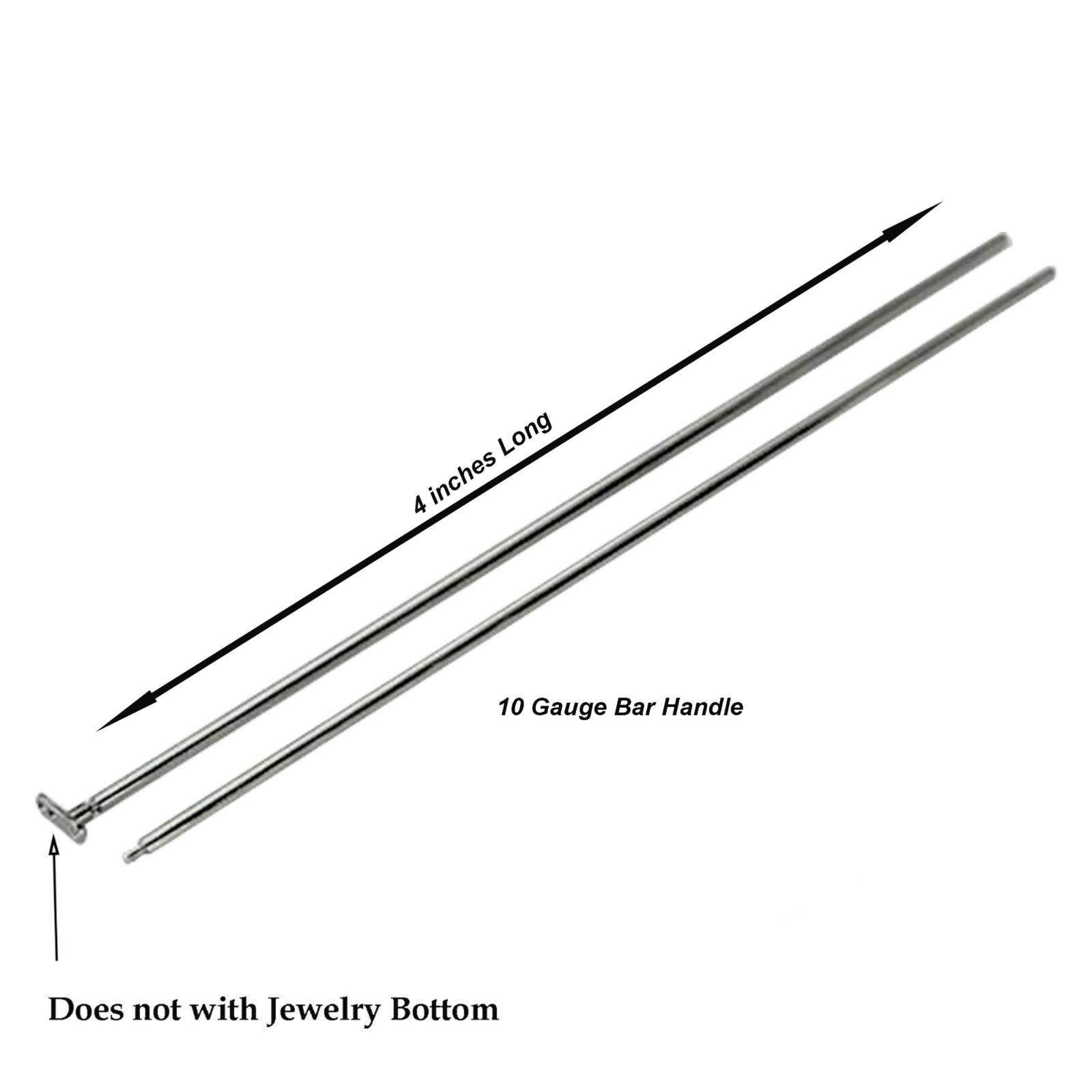 Dermal Anchor Piercing Insertion Pin taper tool 18g 1.0mm and 16g 1.2mm thread