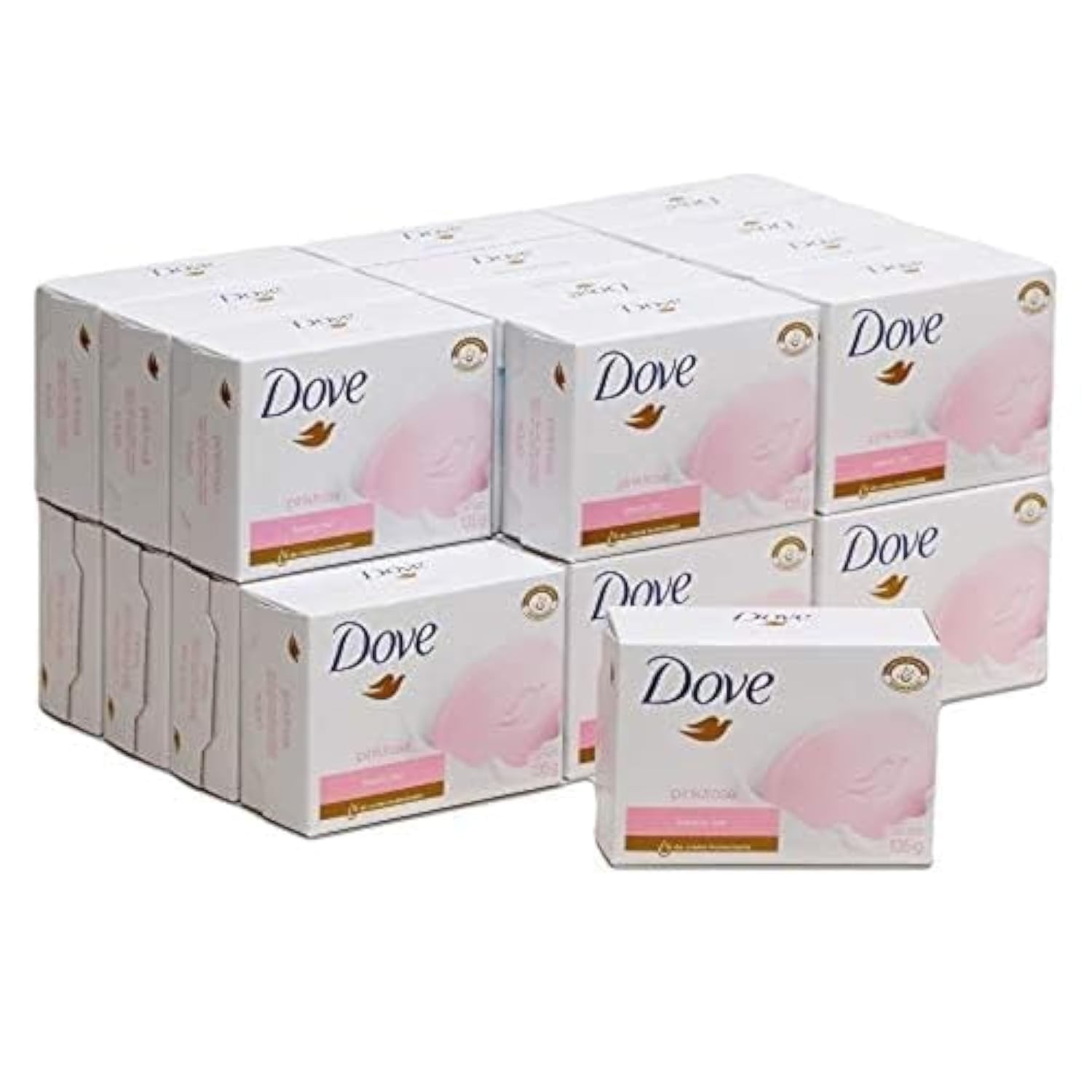 Dove Beauty Cream Bar Soaps, Pink/Rosa – 135g / 4.76oz x 24 Pack