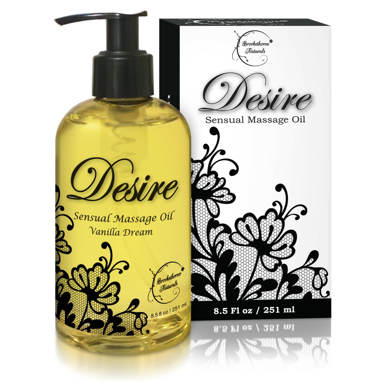 Desire Sensual Massage Oil, Best Massage Oil for Couples Massage – Vanilla Dream