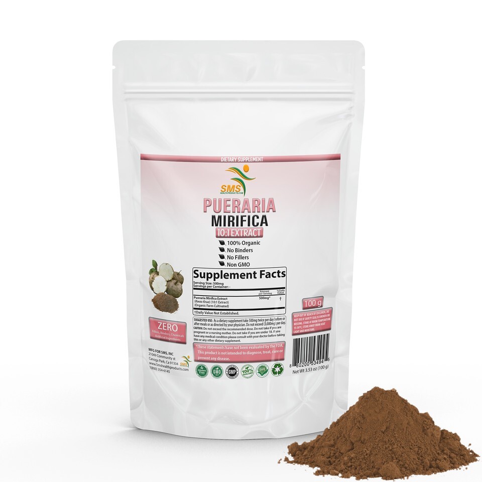 PUERARIA MIRIFICA STRONG BUST ENLARGEMENT 10:1 EXTRACT POWDER ORGANIC FIRMING