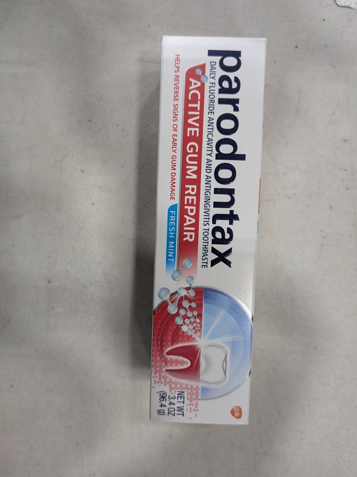 Parodontax Active Gum Repair Toothpaste, Fresh Mint – 3.4 each (24 PACK) Exp7/26