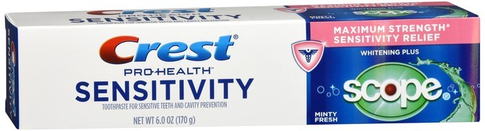 Crest Pro-health Sensitivity White Plus Scope Toothpaste 6oz