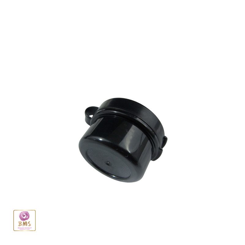 Makeup Hinged Jars 5 Gram Empty Cosmetic Beauty Containers 5 Ml Black (100) 5092