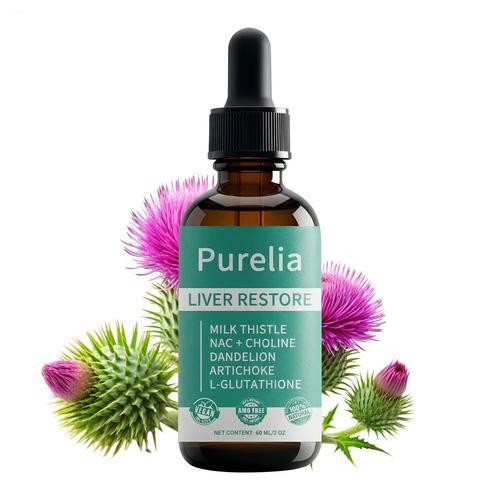 Restore, Liver Purelia Complete Liver Support Supplement With Milk Thistle 60ML