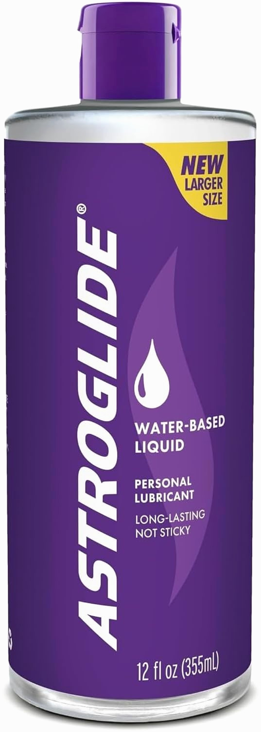 Astroglide Water Based Lube (12 Fl Oz), Liquid Personal Lubricant