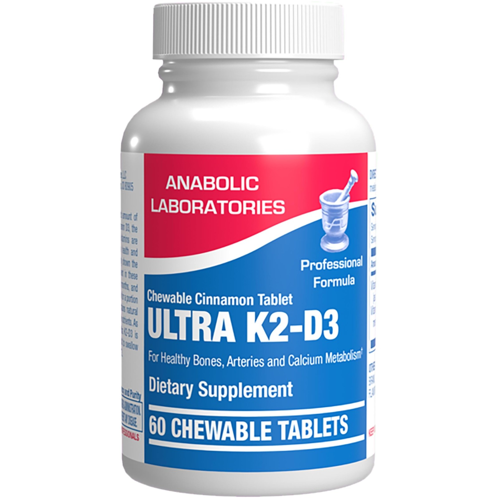 Anabolic Laboratories Chewable Vitamin D And K2 Supplement – Clinical D3 K2