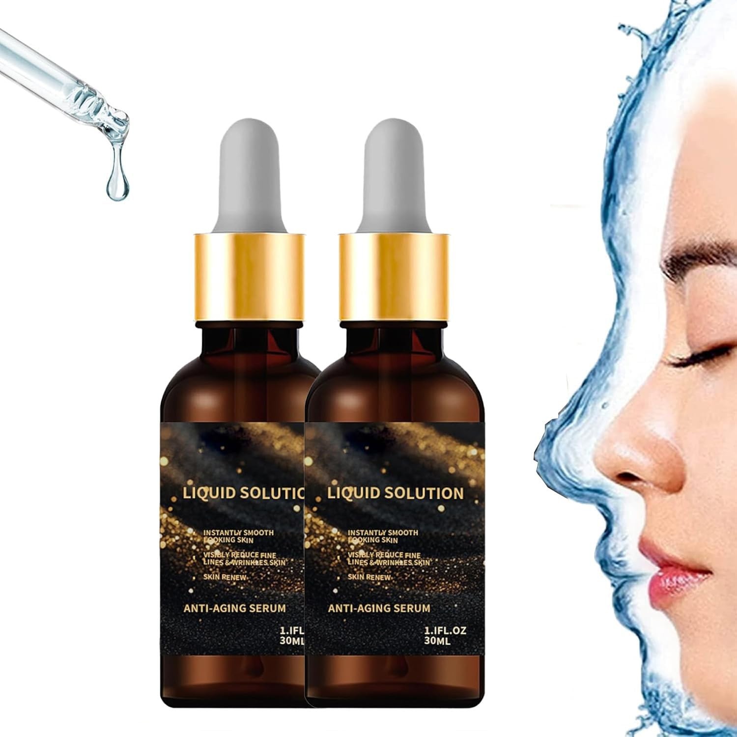 Olavita Face Serum, Liquid Solution anti Aging Serum, Anti Aging Face Tightening