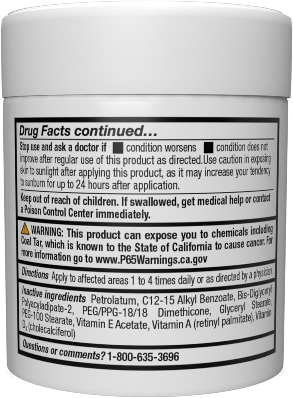 MG217 Psoriasis Coal Tar OINTMENT Intensive Strength 4 oz NEW LOOK!