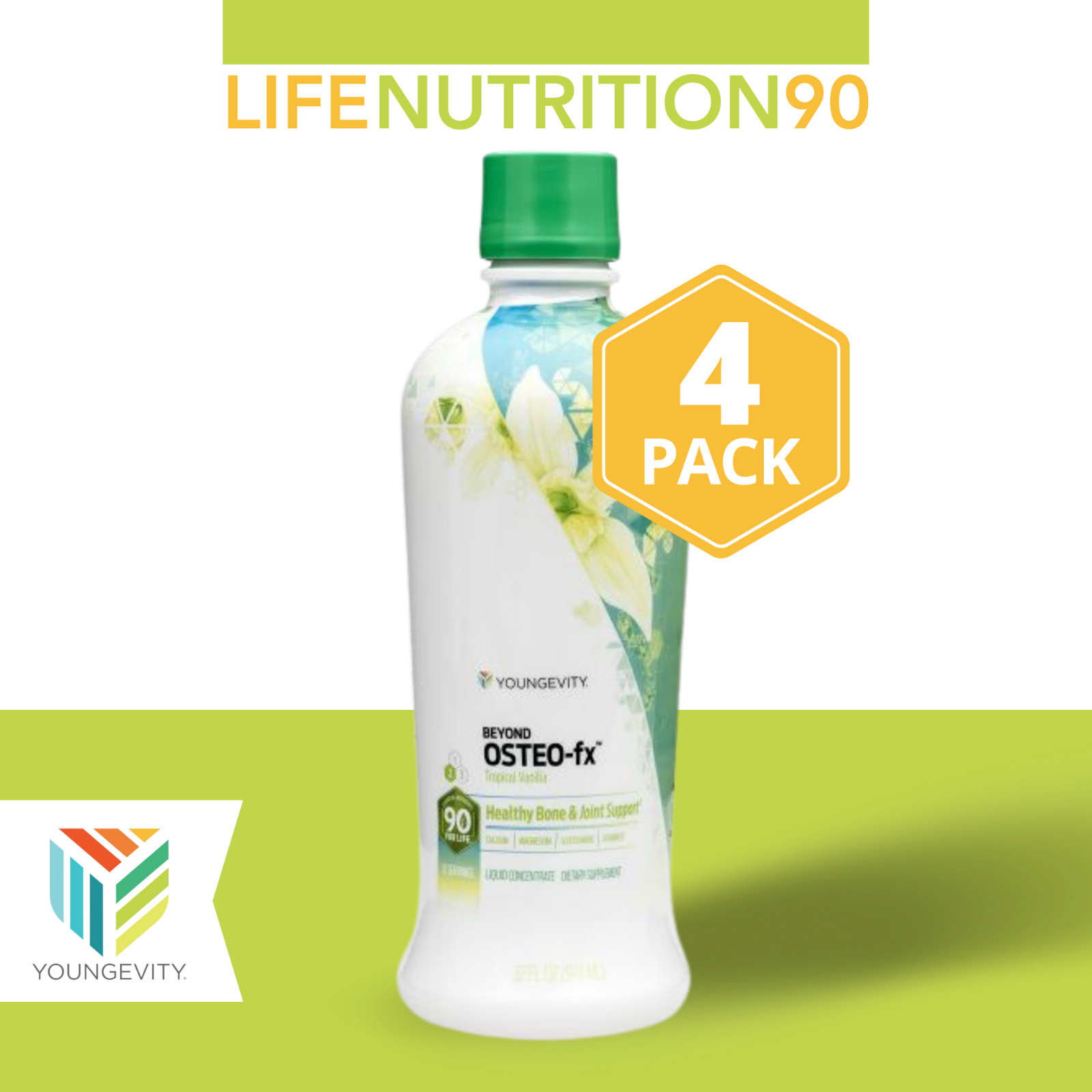 Youngevity Beyond Osteo FX 32 oz 4-Pack Dr. Wallach Free Shipping