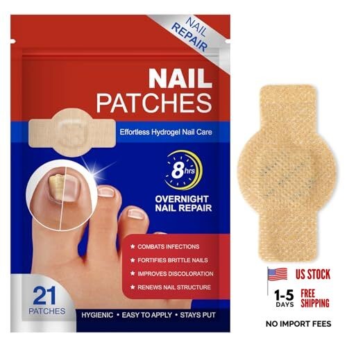 Fungal Nail Patches -Toenail Treatment Extra Strength 21 Count (Pack of 1)