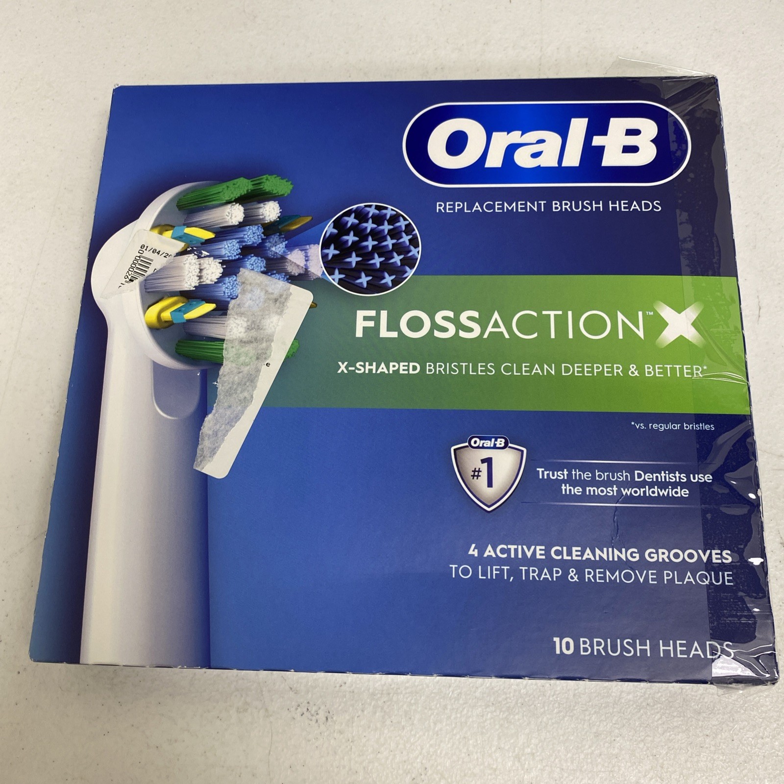 Oral-B FlossAction Electric Toothbrush Replacement Brush Heads (10 Count)