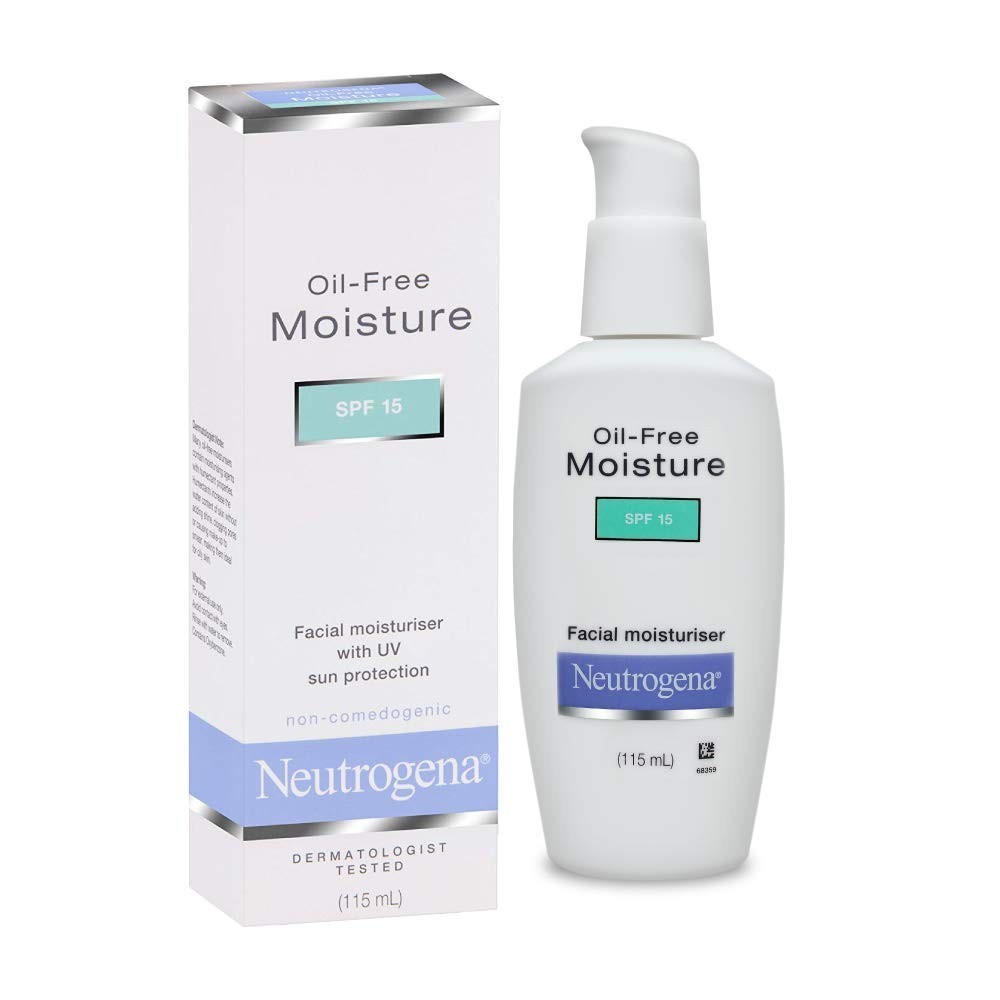 Neutrogena Oil Free Moisture SPF 15 for Oily Skin 115ml Daily Face Moisturizer