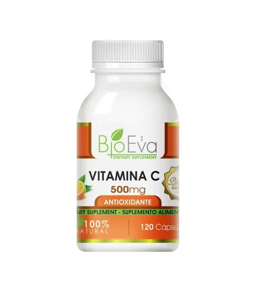 Vitamina C BioEva 500mg (120 Cáps)