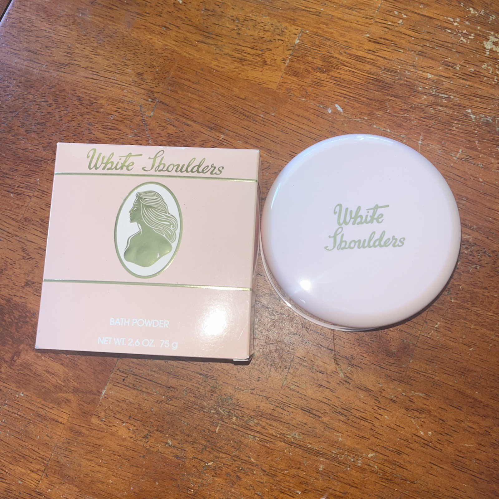 Evyan White Shoulders Perfume Bath Powder for Women, 2.6 oz