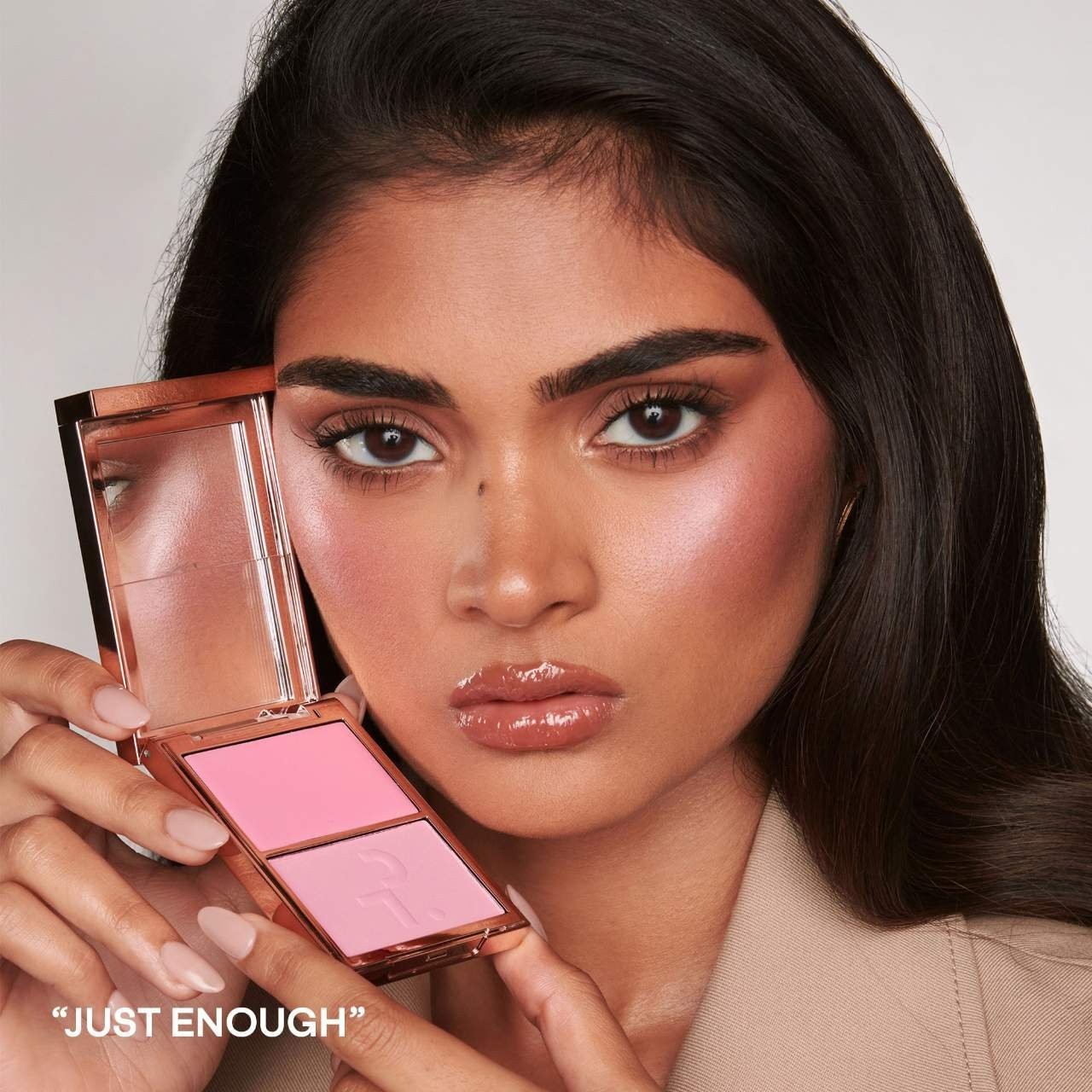 PATRICK TA Authentic Major Headlines Double-Take Crème&Powder Blush Duo 16Colors