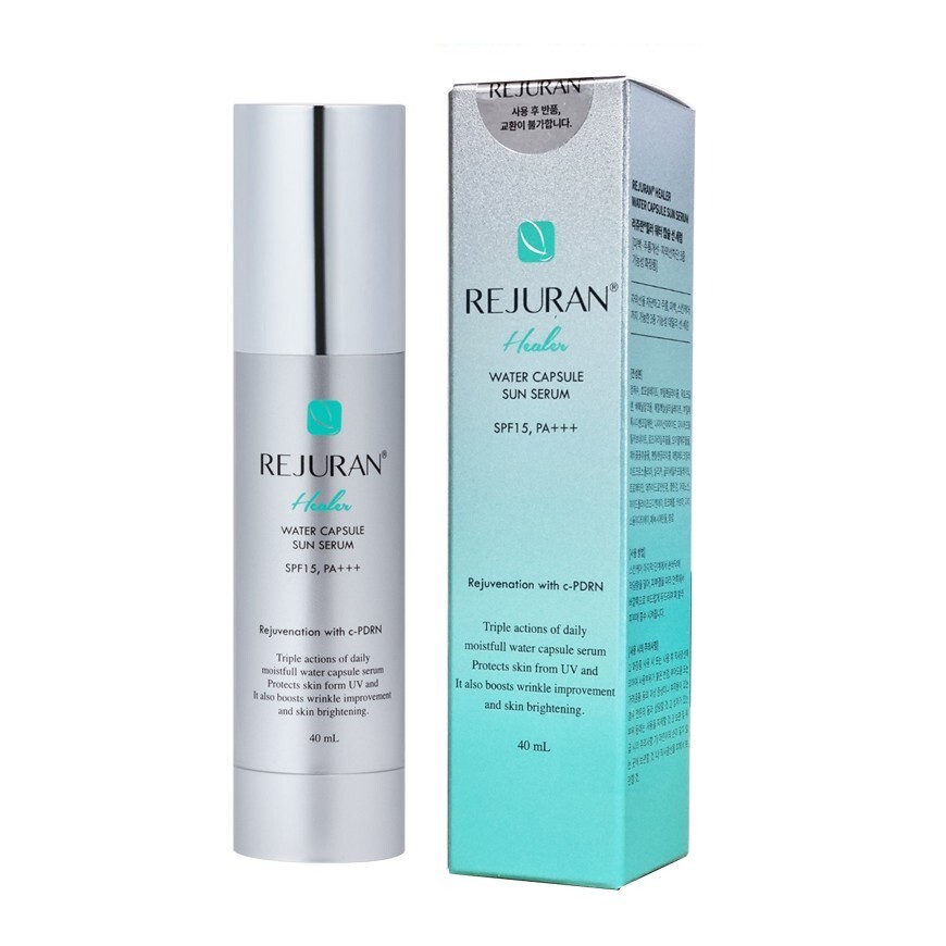 REJURAN Water Capsule Sun Serum 40ml SPF15 PA+++ Anti-Aging K-Beauty