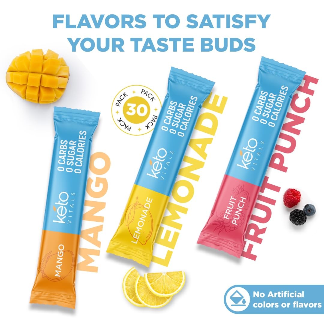 Original Electrolytes Powder Packets | Keto Friendly Electrolyte Hydration Pa…