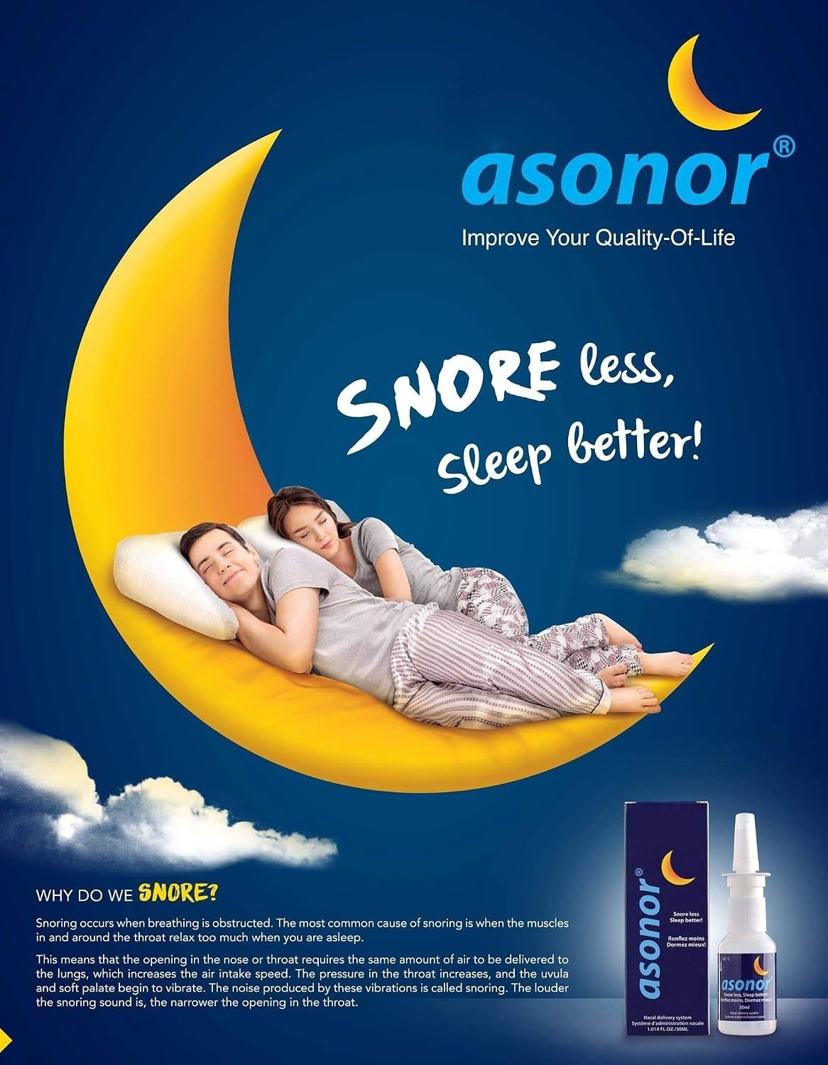SilentNight Nasal Spray – Fast-Acting Natural Snore Relief