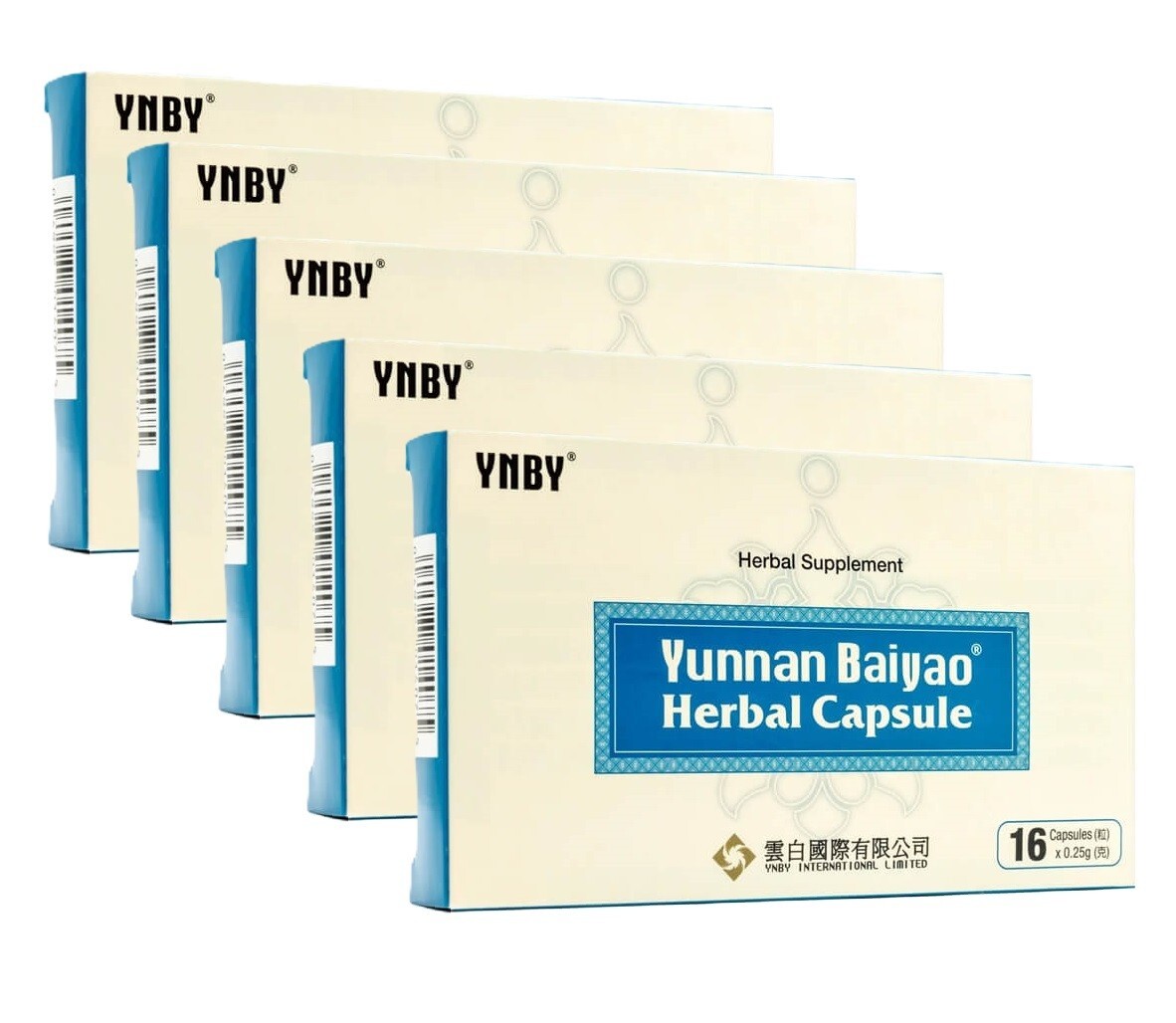 5 Boxes of YNBY Herbal Capsule Blue Box (16 Capsules)