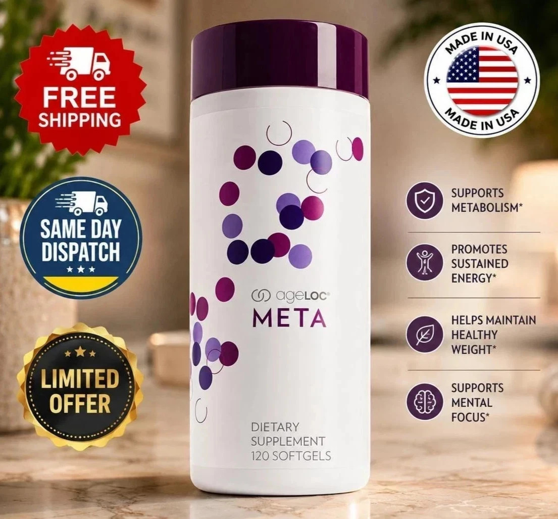 NU SKIN PHARMANEX ageLOC META Metabolism 120 Capsules New Sealed Exp 2028!!!