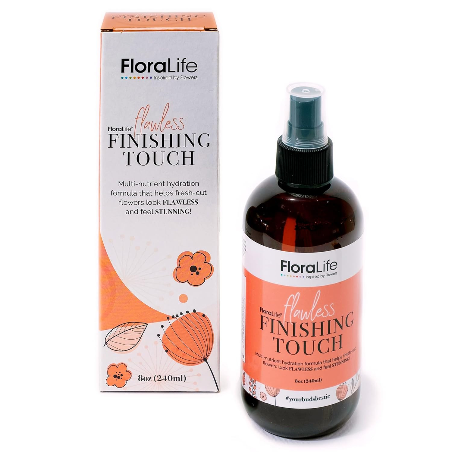Finishing Touch – Hydrating Multi-Nutrient Formula Spray for Fresh-Cut Flowers –
