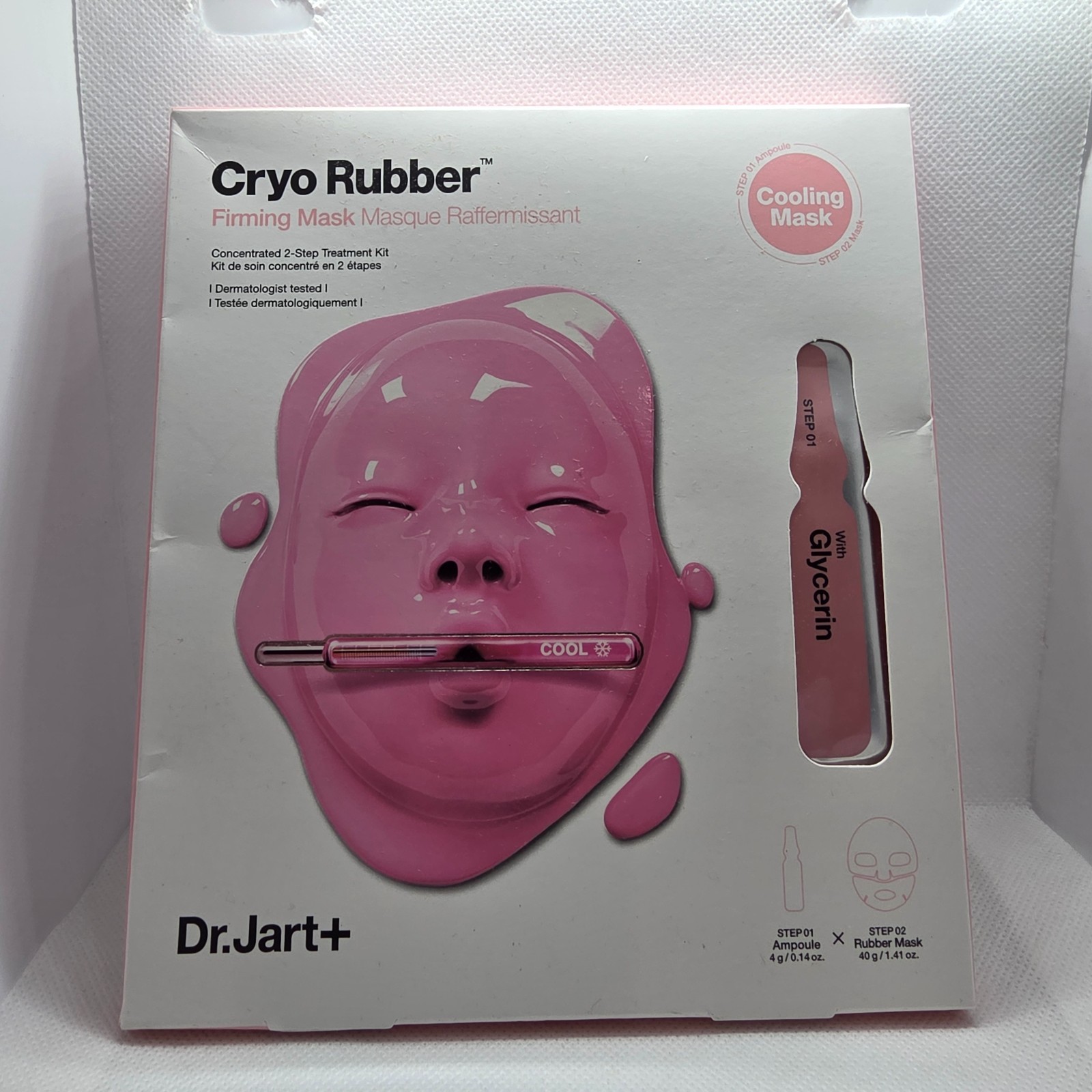 DR.JART+ Cryo Rubber Firming Mask Adenosine + Peptide NEW BOXED EXP: May 2027