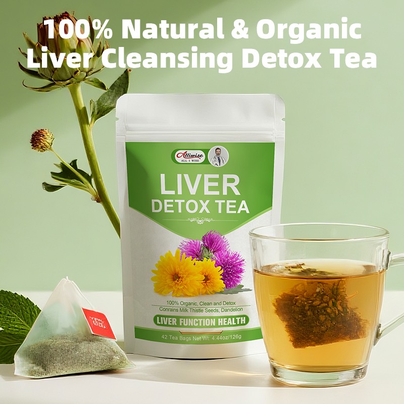 Liver Detox Tea 42 Bags | Natural Herbal Cleanse with Mulberry & Goji Berry