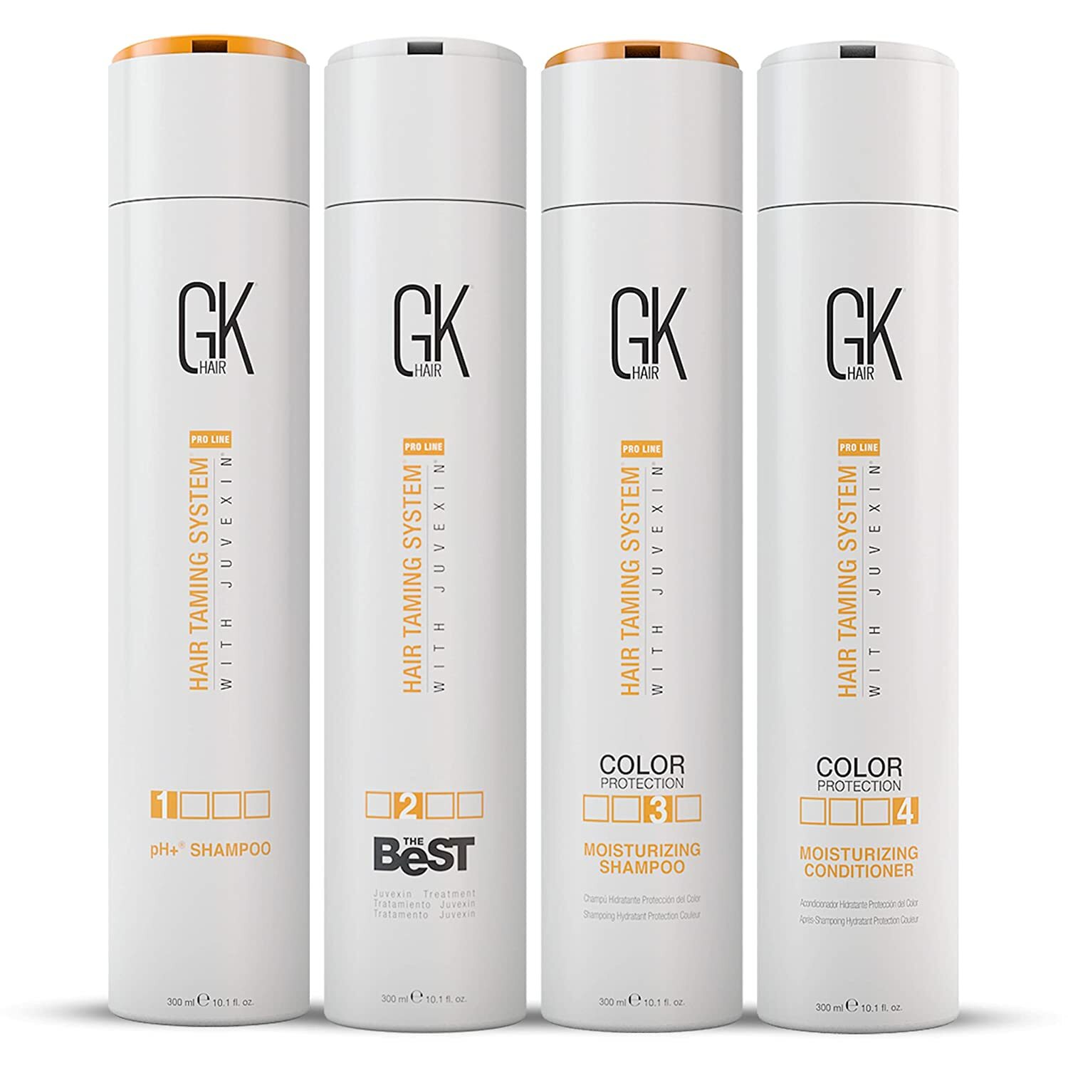 GK HAIR Keratin Treatment Brazilian Blowout Straightening Smoothing Kit 300ml