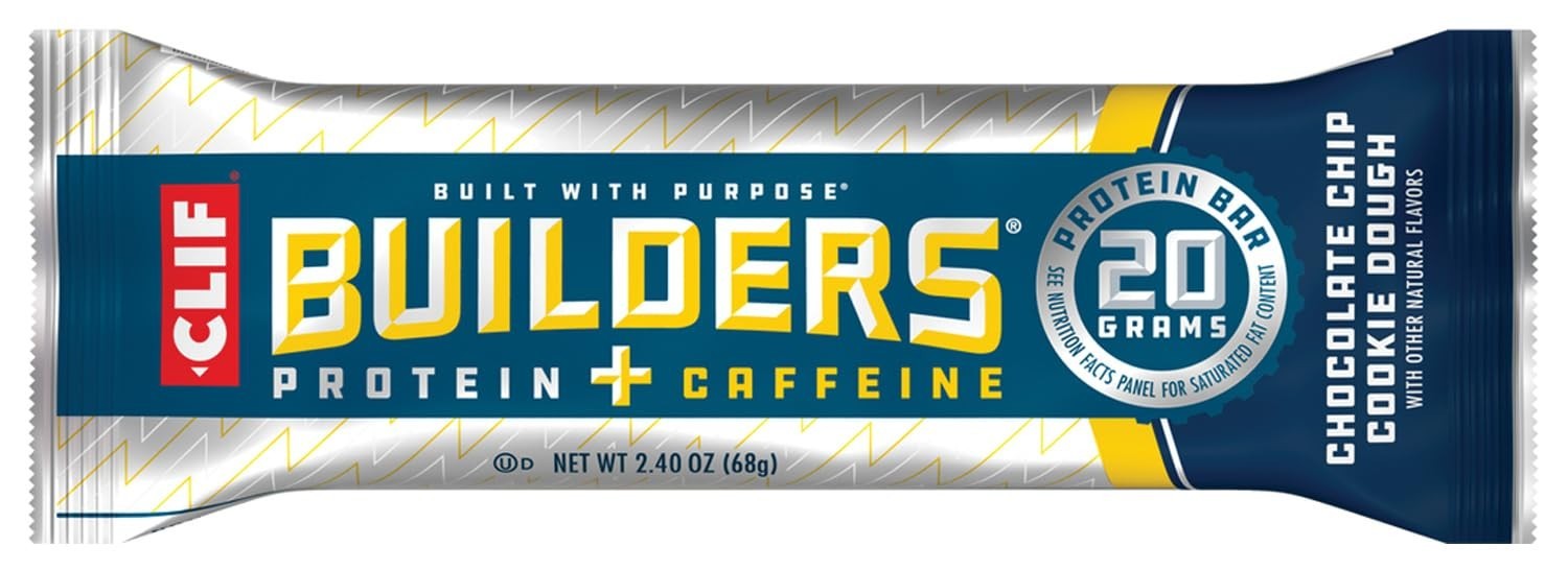 Chocolate Chip Cookie Dough Caffeine Builders Bar, 2.4 OZ