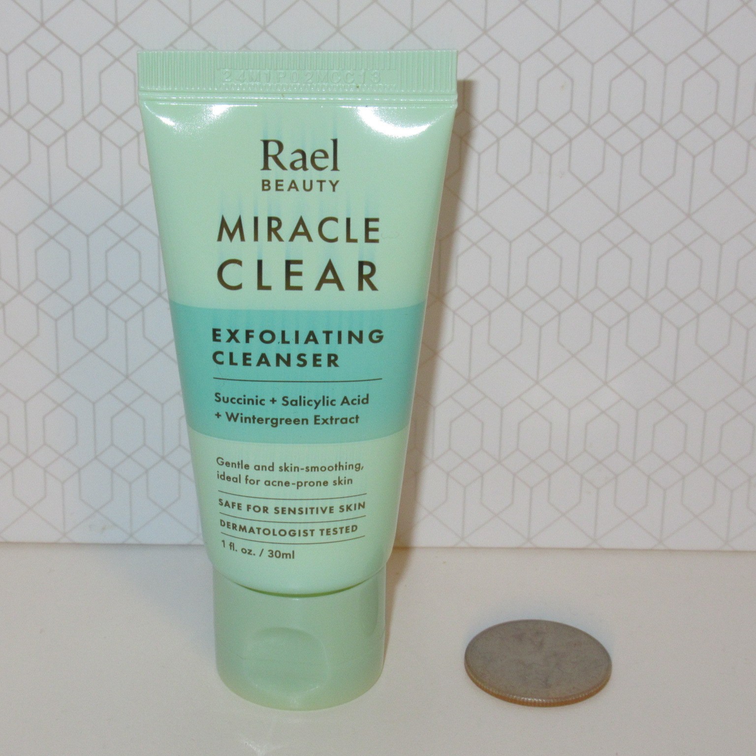 Sealed Rael Beauty Miracle Clear Exfoliating Cleanser 1 fl oz 30 mL Travel Size