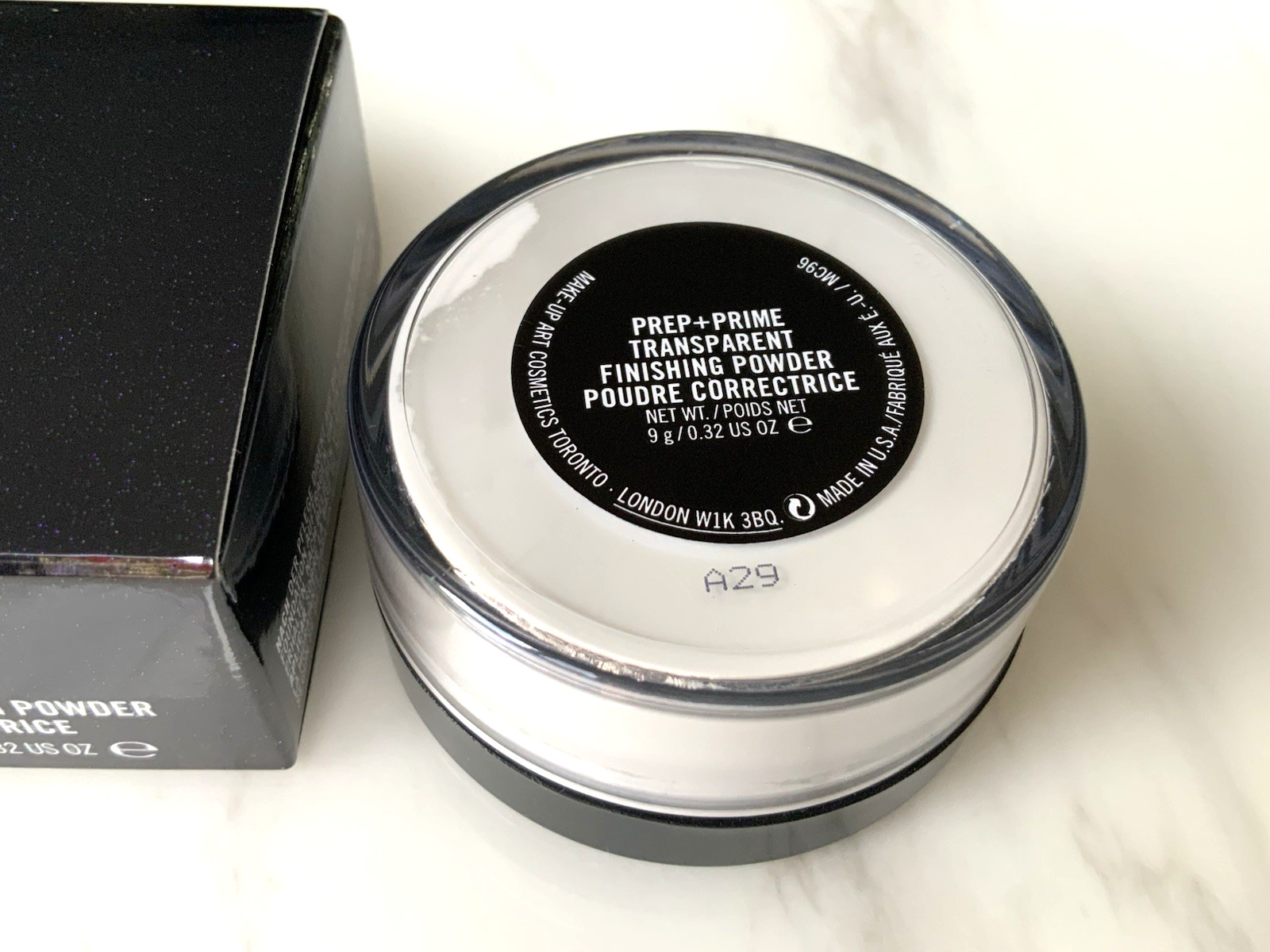 MAC Prep + Prime Transparent Finishing LOOSE Powder – 0.32oz/9g – Full Size NIB