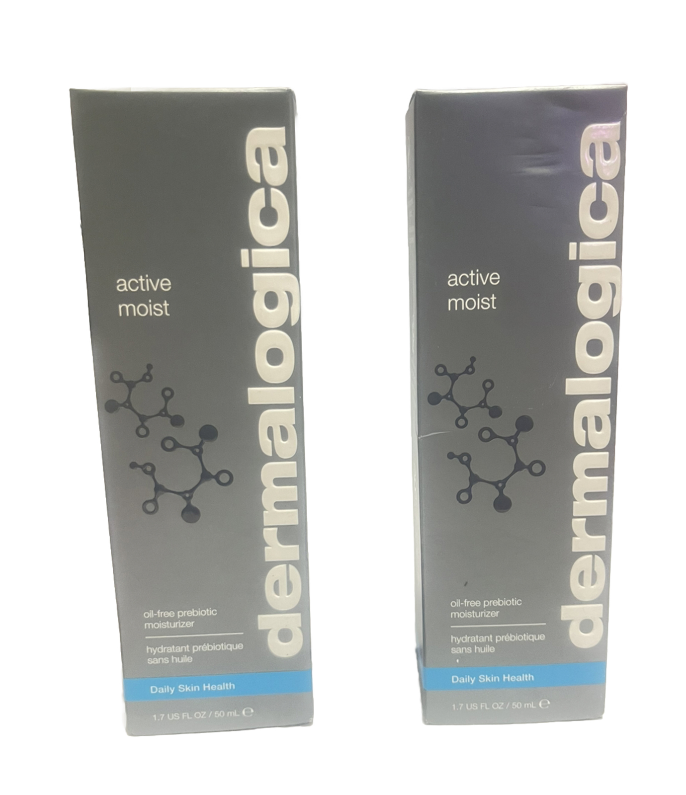 Dermalogica Active Moist 1.7 OZ New In Box. 2-Packs. 3.4 Oz Total.
