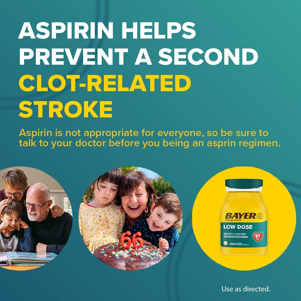 Aspirin Low Dose 81 Mg, Enteric Coated Tablets, Doctor Recommended, Secondary Pr