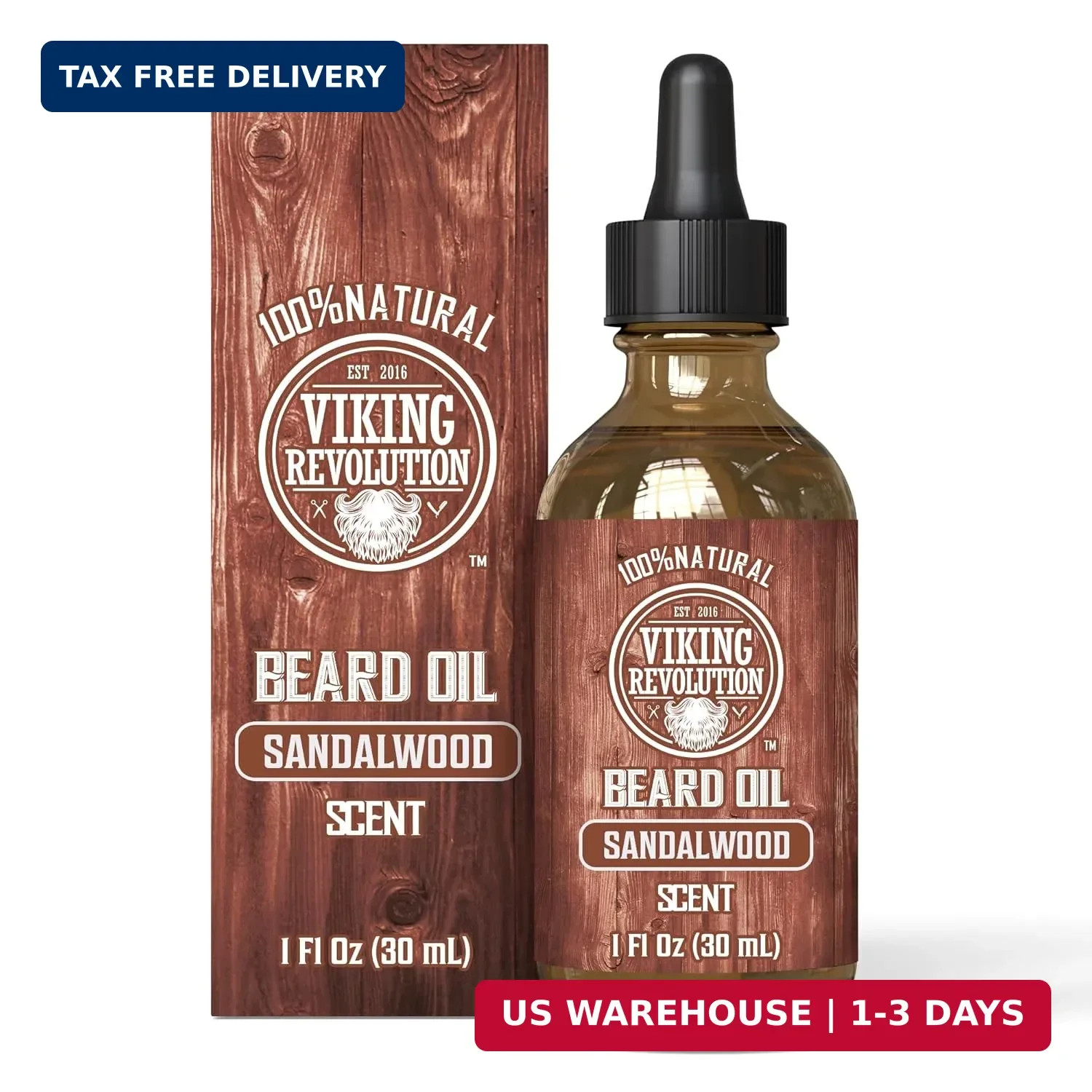 Beard Oil for Men Sandalwood Argan Jojoba Oil Beard Softener Conditioner