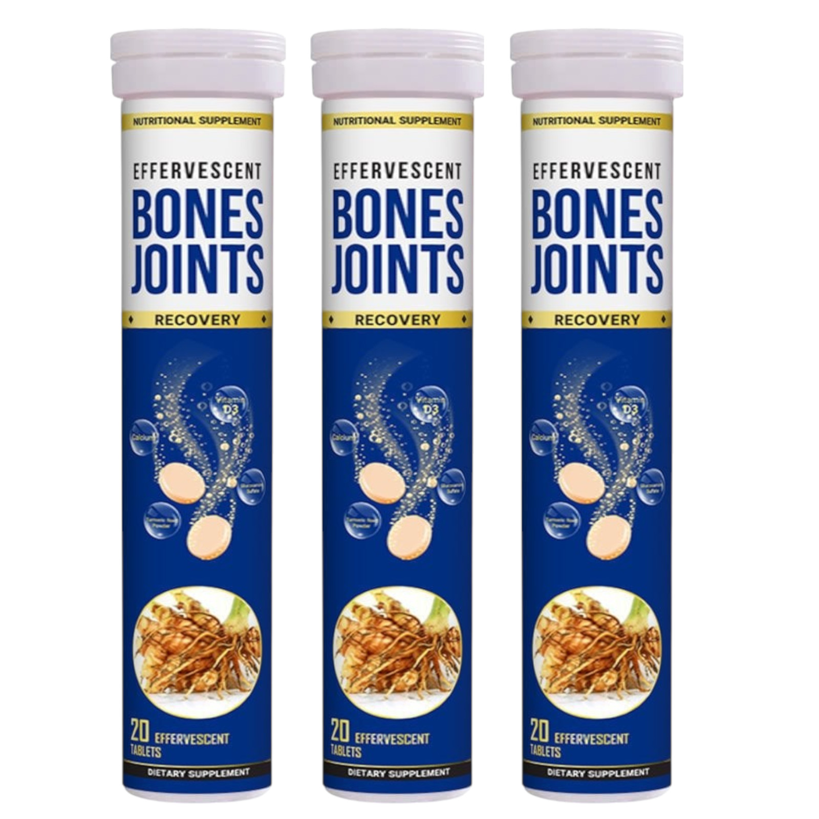 Bones Joints Viên Sủi Trị Xương Khớp (100% Sản Phẩm Chính Hãng USA) 3 Bottles