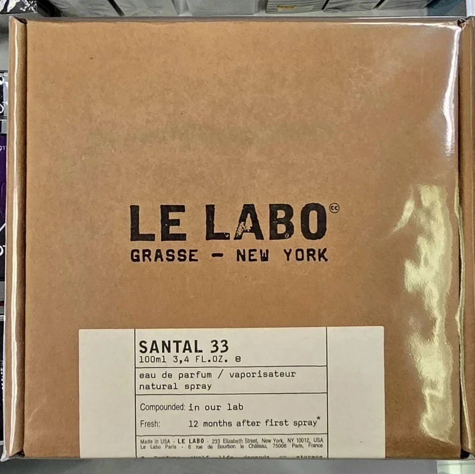 Le Labo Santal 33 3.4 Oz / 100 ML Unisex Eau de Parfum spray New In Box