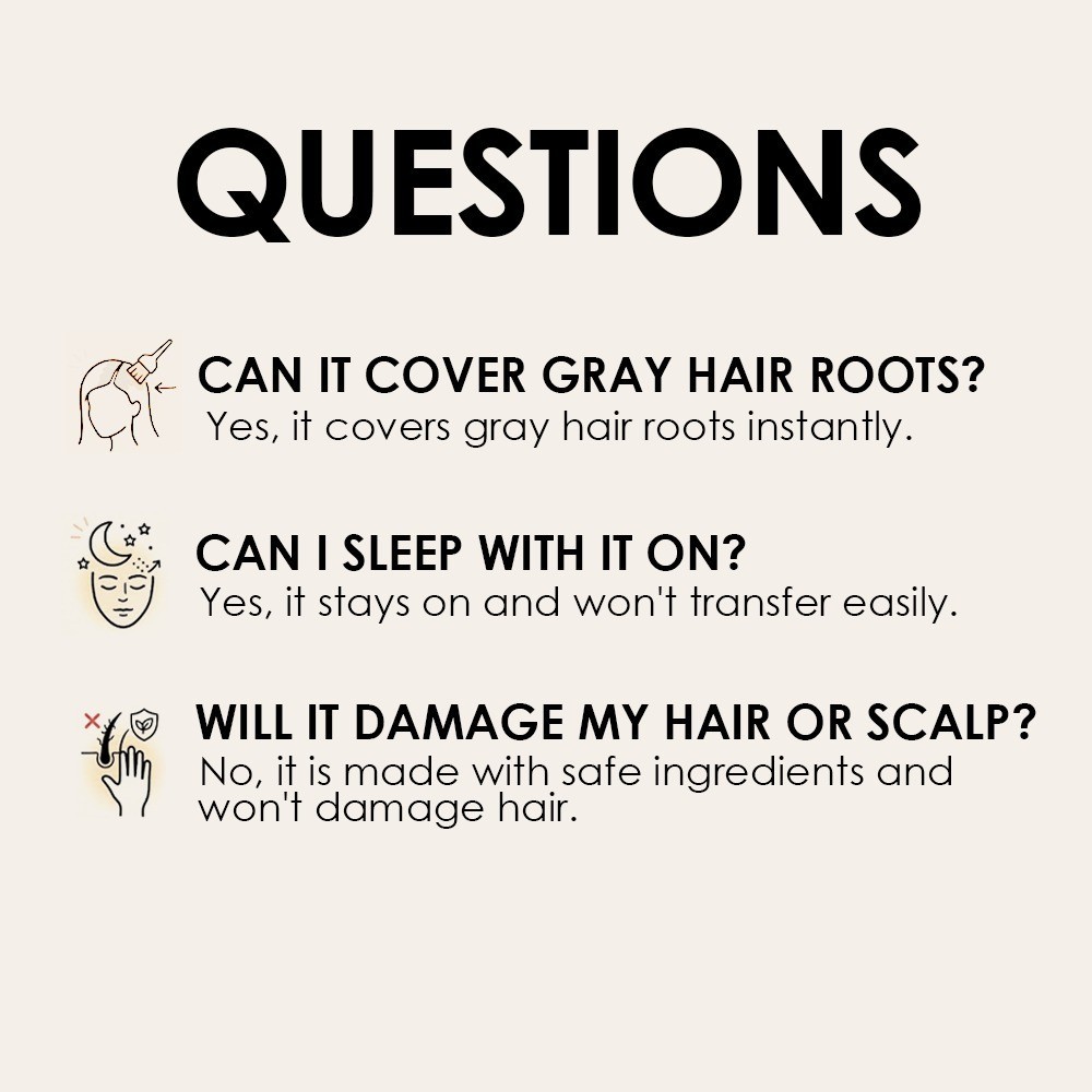 Volufy Hairline Powder , Root Touch up powder Hair Fiber For Thinning Hair