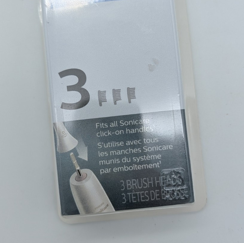 Philips Sonicare C2 Optimal Plaque Control Brush Heads 3 Pack White HX9023/65