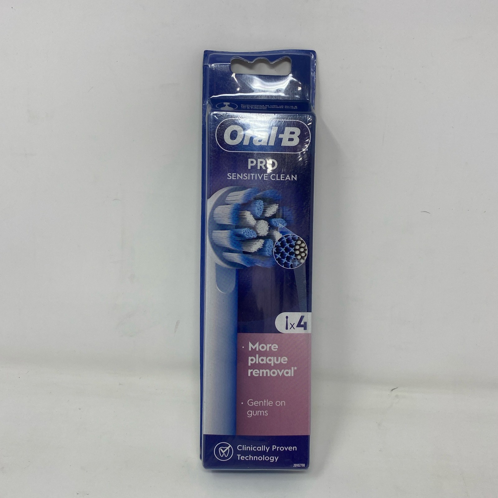 Oral-B Pro Sensitive Clean Brush Heads 4-Pack, White