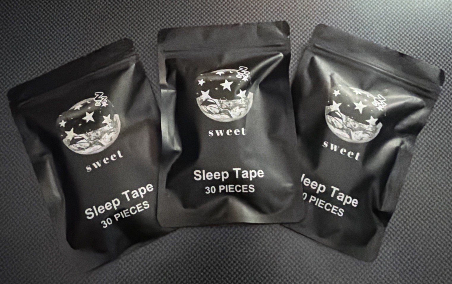 Sweet Sleep Tape – 3 Packs – 3 Month Supply Flexible & Breathable Woven Fabric