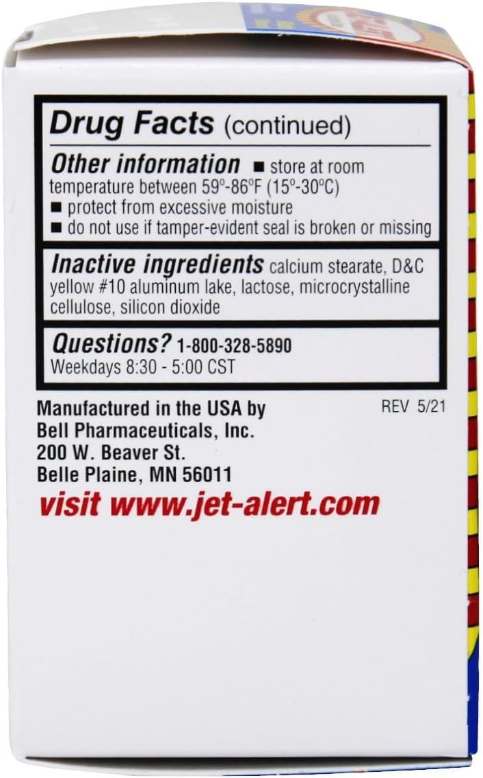 Jet Alert Double Strength Caffeine Caplets – 200mg, 6-Pack (540 Tablets) for …